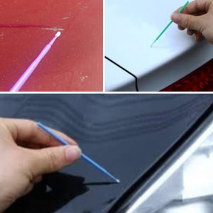 BUFFER® 100’lü Mini Tek Kullanımlık Araba Rötüş Fırçası –İnce Uçlu Yumuşak Kıllı Boya Uygulayıcı, Otomotiv Detaylandırma