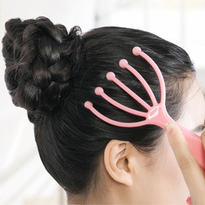 BUFFER® Çok Fonksiyonlu 5 Uçlu Bilyeli Baş Boyun Bacak Kol Masaj Aleti Stres Alıcı Ve Rahatlatıcı Kafa Masaj Aparatı