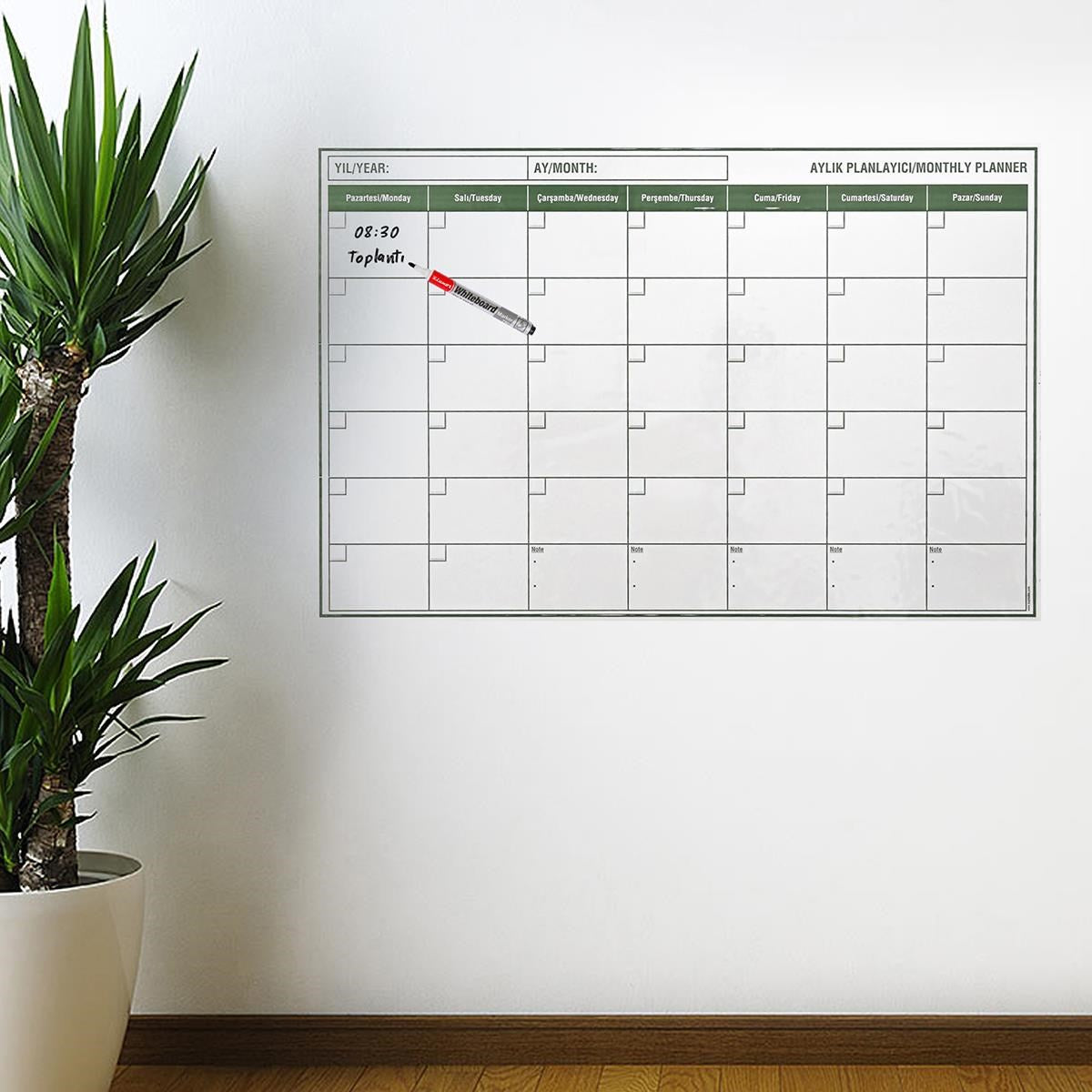 Mini Aylık Planlayıcı 85X56CM