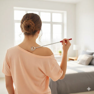 BUFFER® Pratik Kolay Teleskopik Metal Sırt Kaşıma Kaşağı Aleti Aparatı