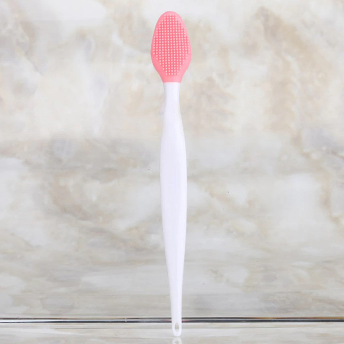 BUFFER® 2 Adet Dudak Burun Fırçası Peeling Etkili Gözenek Siyah Nokta Temizleyici Akne Giderici Çift Fırça