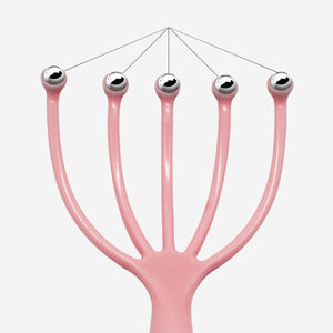 BUFFER® Çok Fonksiyonlu 5 Uçlu Bilyeli Baş Boyun Bacak Kol Masaj Aleti Stres Alıcı Ve Rahatlatıcı Kafa Masaj Aparatı