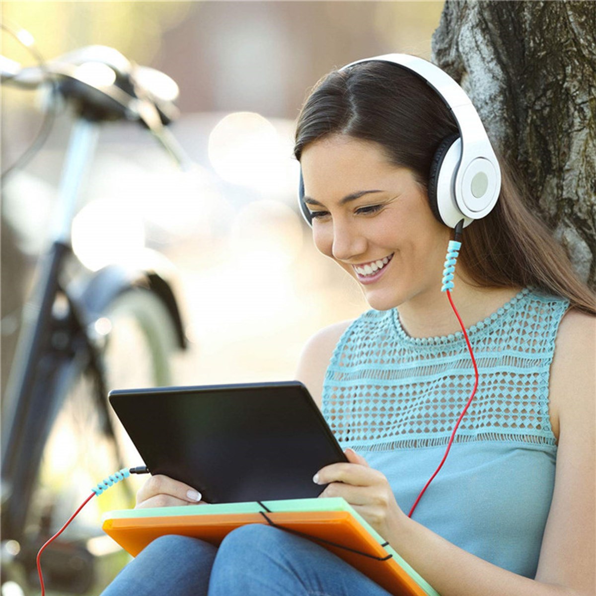 BUFFER® 4'lü Apple, Android Şarj Aleti Kablosu Koruyucu Silikon Spiral Yay Aparat