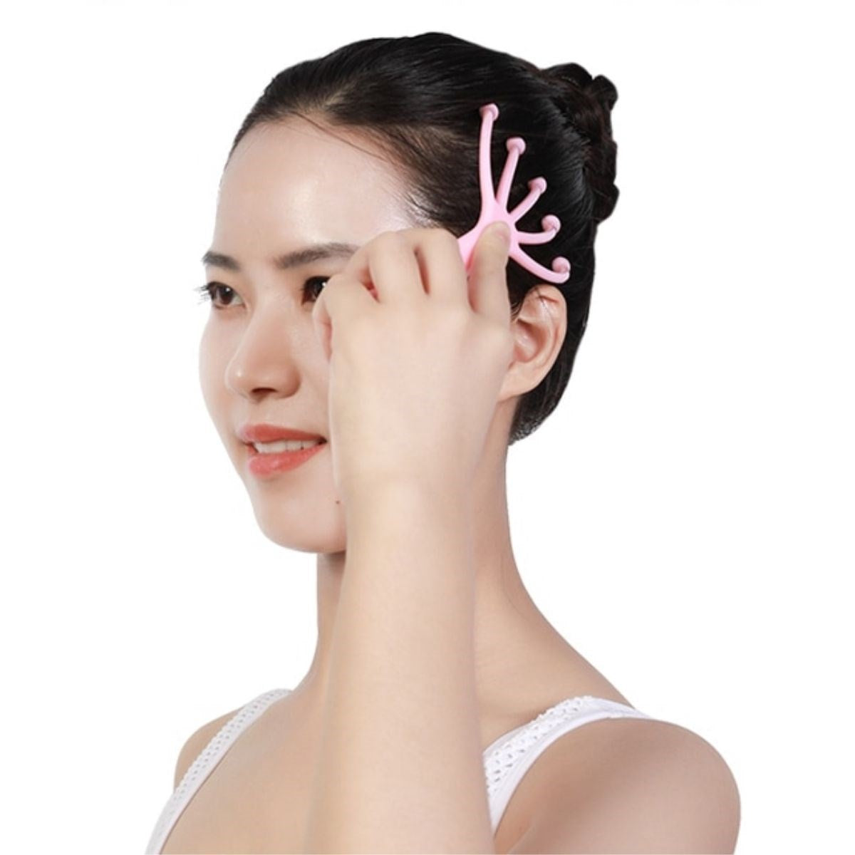 BUFFER® Çok Fonksiyonlu 5 Uçlu Bilyeli Baş Boyun Bacak Kol Masaj Aleti Stres Alıcı Ve Rahatlatıcı Kafa Masaj Aparatı