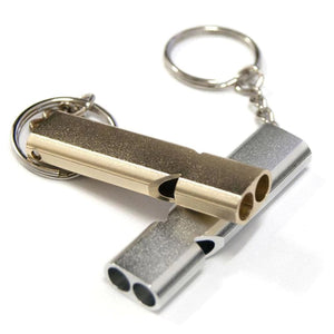 BUFFER® S.O.S Acil İmdat Düdüğü Alüminyum Islık Anahtarlık Kamp Yürüyüş Aksesuar Araçları