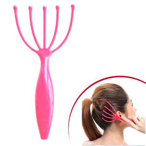 BUFFER® Çok Fonksiyonlu 5 Uçlu Bilyeli Baş Boyun Bacak Kol Masaj Aleti Stres Alıcı Ve Rahatlatıcı Kafa Masaj Aparatı