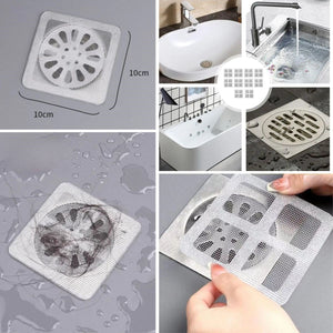 BUFFER® 10'lu Banyo ve Mıutfak Lavabo Koku Önleyici ve Haşere Böcek Önleyici Gider Filtresi