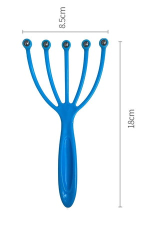 BUFFER® Çok Fonksiyonlu 5 Uçlu Bilyeli Baş Boyun Bacak Kol Masaj Aleti Stres Alıcı Ve Rahatlatıcı Kafa Masaj Aparatı
